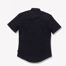 Carregar imagem no visualizador da galeria, Camisa sólida masculina (preta)