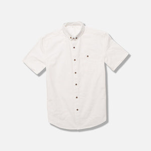 Men's Solid Shirt (White)