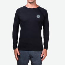 Load image into Gallery viewer, Merino Men&#39;s Base Layer Long Sleeve (Black)