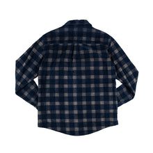 Load image into Gallery viewer, WSL Men&#39;s Flannel Shirt (Navy)