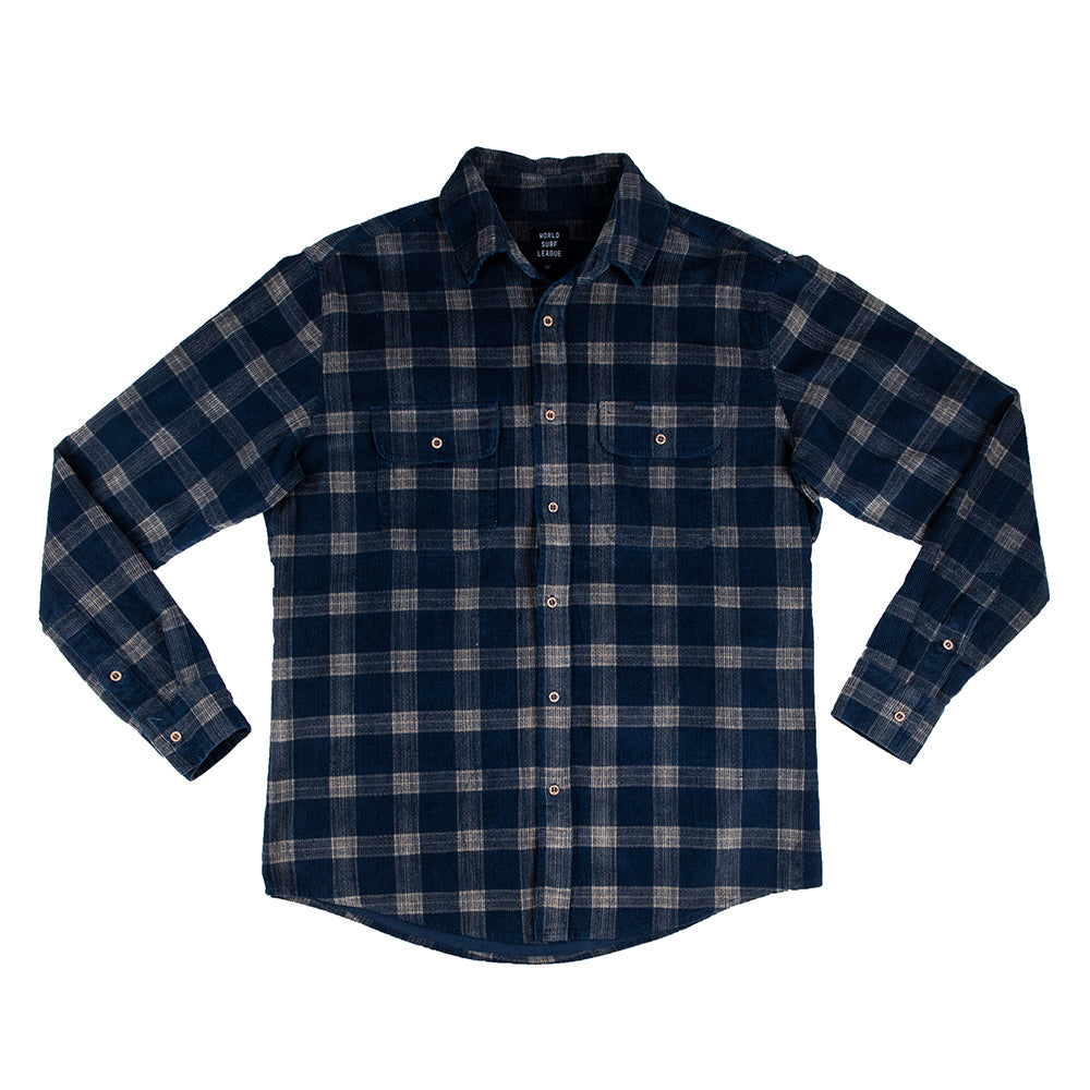 WSL Men's Flannel Shirt (Navy)