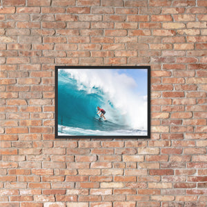 John John Florence Poster (Framed): Pipeline, 2020