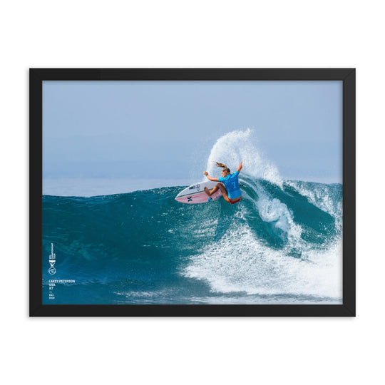 Pôster de Lakey Peterson (emoldurado): Bali, 2018