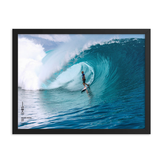 Pôster de Kolohe Andino (emoldurado): Tahiti, 2014