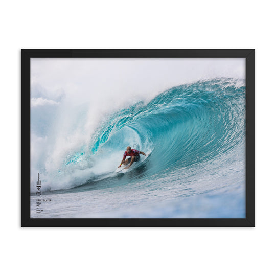 Kelly Slater Poster (emoldurado): Pipeline, 2020