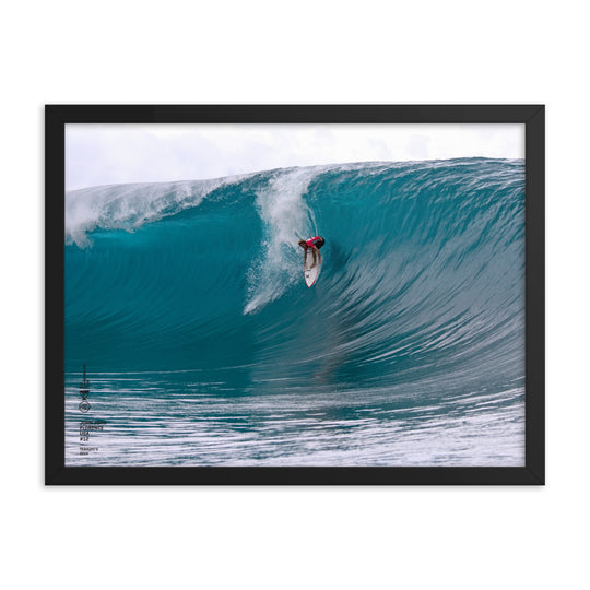 Pôster de John John Florence (emoldurado): Tahiti, 2014