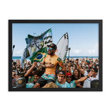 Load image into Gallery viewer, Italo Ferreira Poster (Framed): Pipeline, 2019