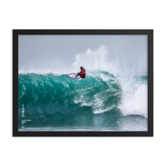 Filipe Toledo Poster (Emoldurado): J-Bay, 2019