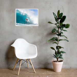 John John Florence Poster (Framed): Pipeline, 2020
