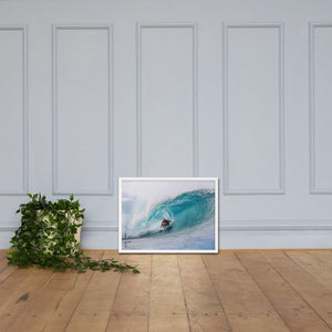 Kelly Slater Poster (Framed): Pipeline, 2020