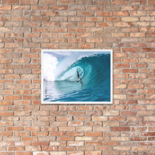 Load image into Gallery viewer, Kolohe Andino Poster (Framed): Tahiti, 2014