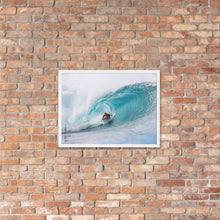 Load image into Gallery viewer, Kelly Slater Poster (Framed): Pipeline, 2020