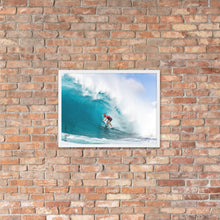 Load image into Gallery viewer, John John Florence Poster (Framed): Pipeline, 2020