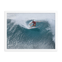 Carregar imagem no visualizador da galeria, Pôster de Steph Gilmore (emoldurado): Maui, 2020