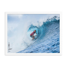 Load image into Gallery viewer, Owen Wright Poster (Framed): Tahiti, 2018