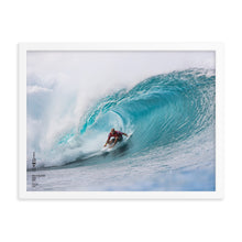 Load image into Gallery viewer, Kelly Slater Poster (Framed): Pipeline, 2020