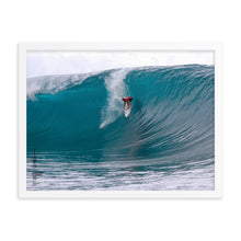Carregar imagem no visualizador da galeria, Pôster de John John Florence (emoldurado): Tahiti, 2014