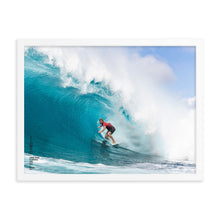 Load image into Gallery viewer, John John Florence Poster (Framed): Pipeline, 2020