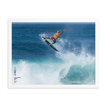 Load image into Gallery viewer, Italo Ferreira Poster (Framed): Pipeline, 2020