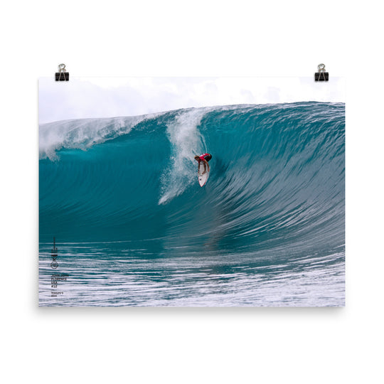 Pôster de John John Florence (sem moldura): Tahiti, 2014