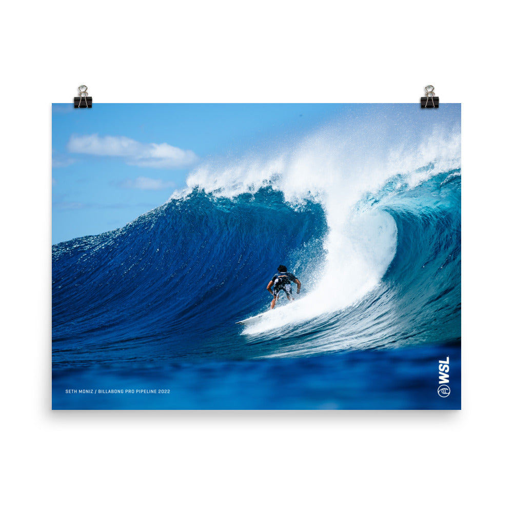 Pôster de Seth Moniz (sem moldura): Billabong Pro Pipeline 2022