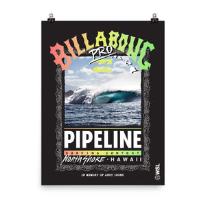 Billabong Pro Pipeline 2022 Poster (Unframed)