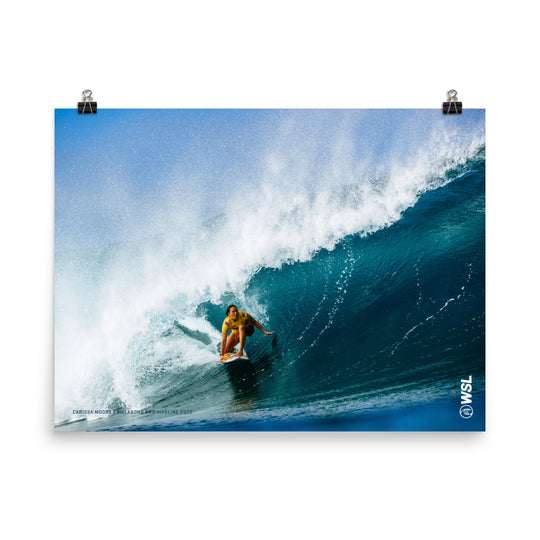 Pôster de Carissa Moore (sem moldura): Billabong Pro Pipeline 2022