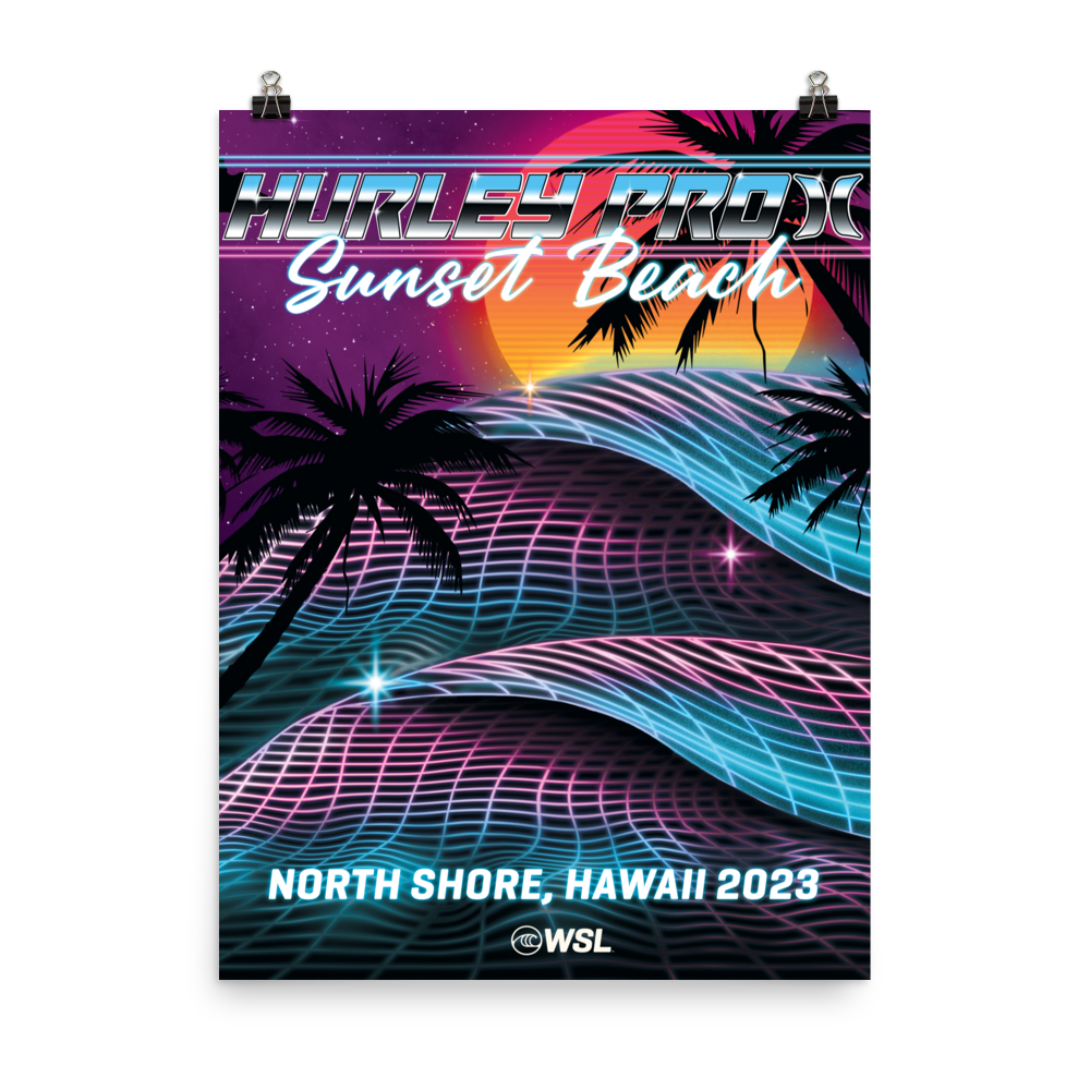 2023 Hurley Pro Sunset Official Poster