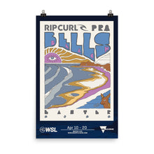 Carregar imagem no visualizador da galeria, Pôster oficial Rip Curl Pro Bells Beach 2022 (sem moldura)