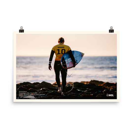 2023 Carissa Moore Poster: Corona Open J-Bay, 2022