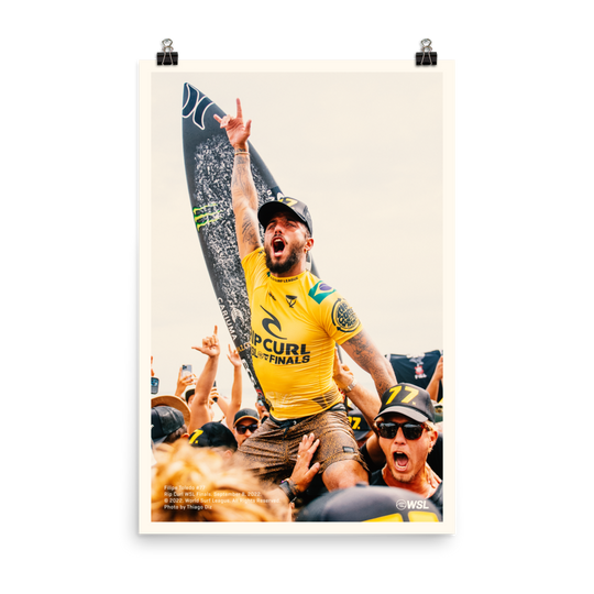 2023 Filipe Toledo Poster: Rip Curl WSL Finals, 2022