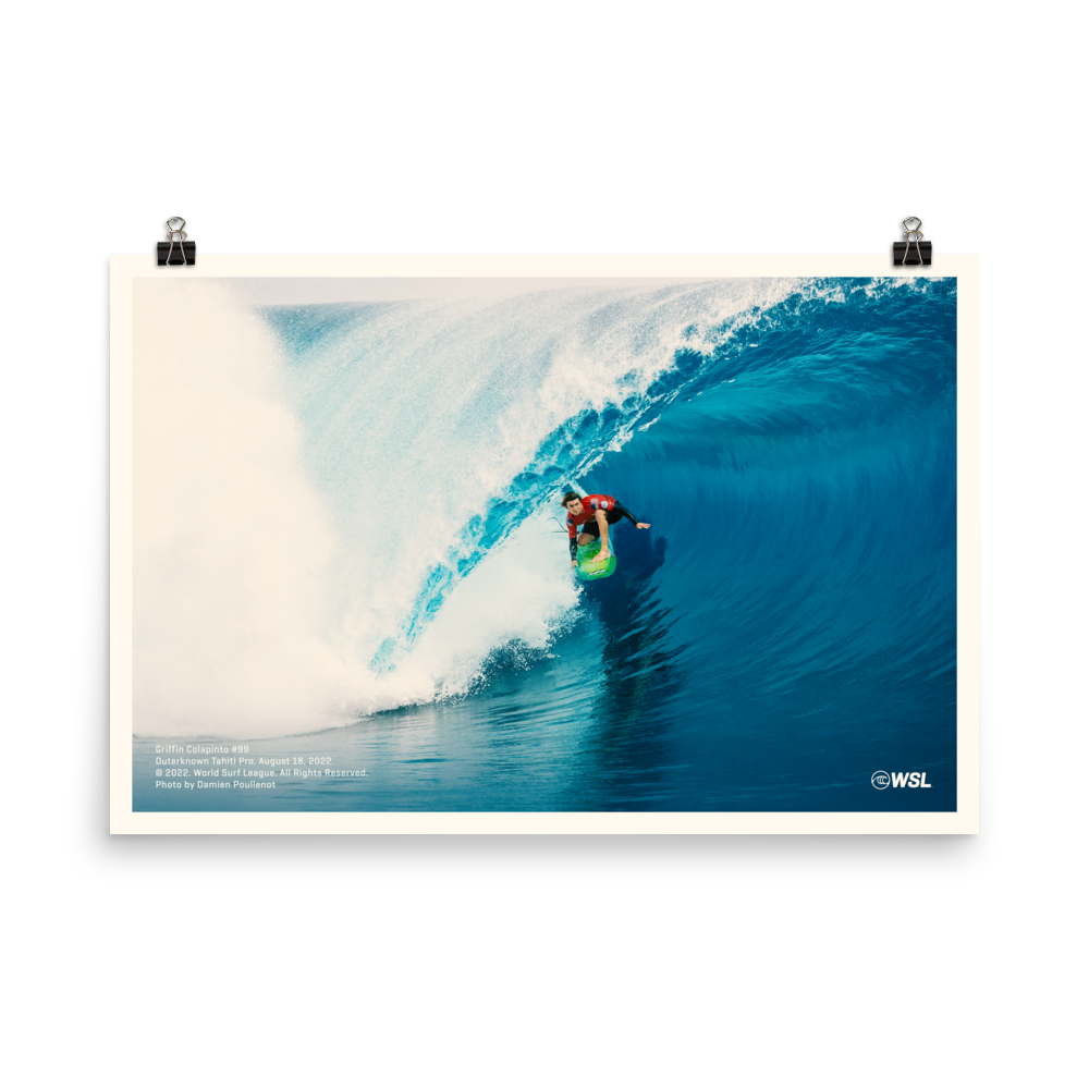 2023 Griffin Colapinto Poster: Outerknown Tahiti Pro, 2022