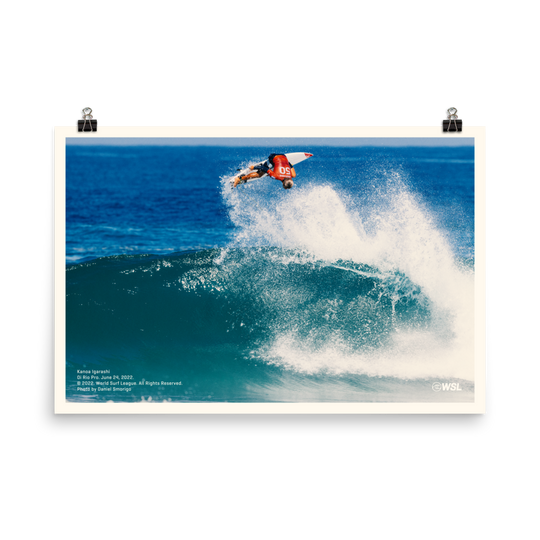 2023 Kanoa Igarashi Poster: Oi Rio Pro, 2022