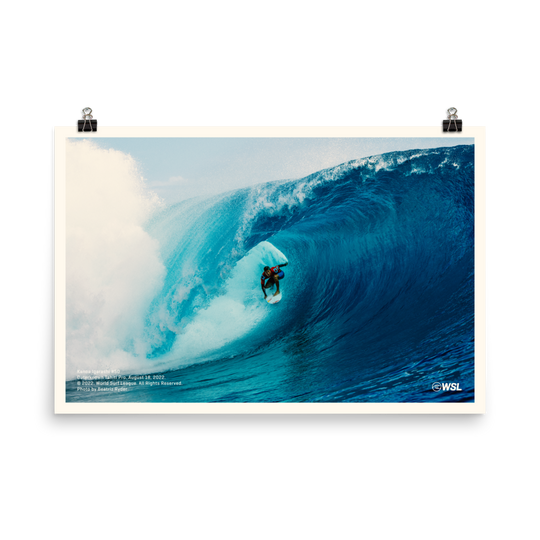 2023 Kanoa Igarashi Poster: Outerknown Tahiti Pro, 2022
