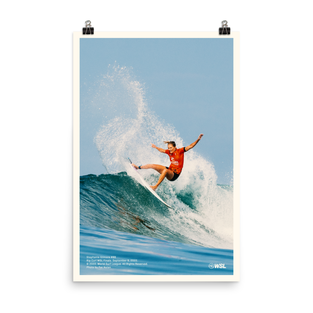 2023 Stephanie Gilmore Poster: Rip Curl WSL Finals, 2022