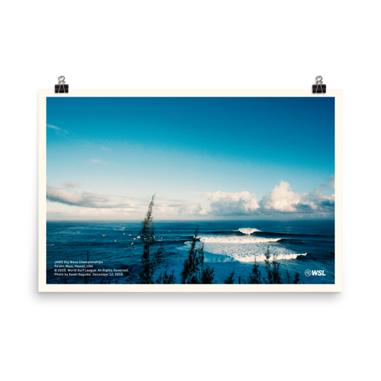 2023 Big Wave Poster: JAWS Championships at Pe'ahi