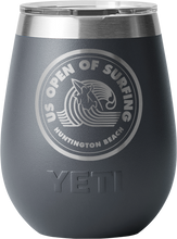 Carregar imagem no visualizador da galeria, US Open of Surfing YETI Rambler 10 oz Wine Tumbler