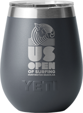 Load image into Gallery viewer, US Open of Surfing YETI Rambler 10 oz Wine Tumbler