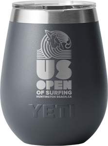 US Open of Surfing YETI Rambler 10 oz Wine Tumbler