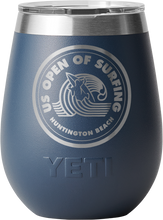 Load image into Gallery viewer, US Open of Surfing YETI Rambler 10 oz Wine Tumbler