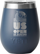 Load image into Gallery viewer, US Open of Surfing YETI Rambler 10 oz Wine Tumbler