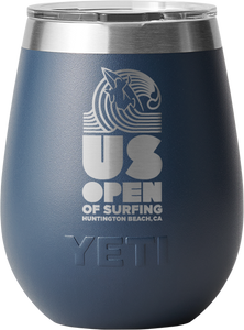 全米オープン オブ サーフィン YETI ランブラー 10オンス ワインタンブラー