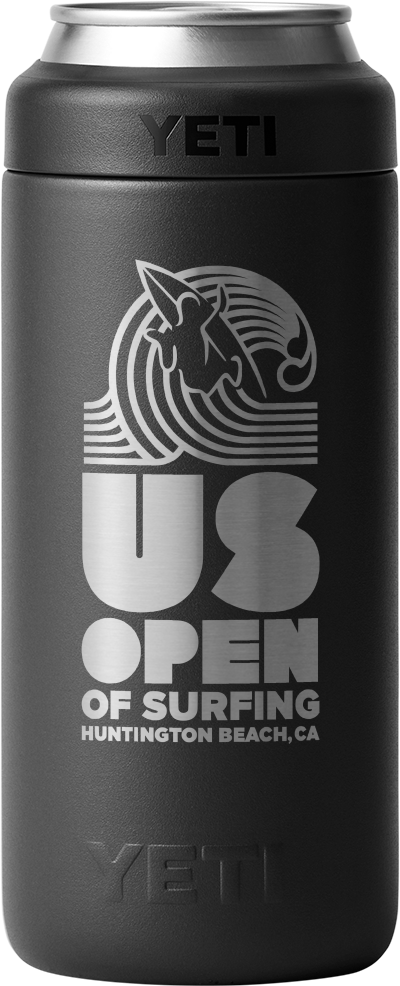 US Open of Surfing YETI 12 oz Colster Slim Can Cooler