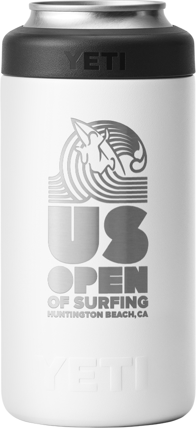 US Open of Surfing YETI Rambler 16 oz Colster Tall Can Cooler