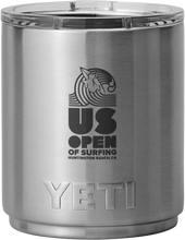 Load image into Gallery viewer, US Open of Surfing YETI Rambler 10 oz Stackable Lowball