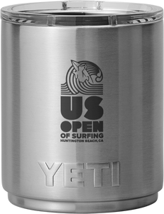 US Open of Surfing YETI Rambler 10 oz Stackable Lowball