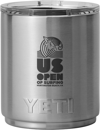 US Open of Surfing YETI Rambler 10 oz Stackable Lowball