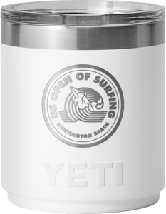 US Open of Surfing YETI Rambler 10 oz Stackable Lowball