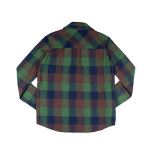 Carregar imagem no visualizador da galeria, Camisa de flanela feminina da WSL (verde)