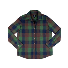 Load image into Gallery viewer, WSL Women&#39;s Flannel Shirt (Green)
